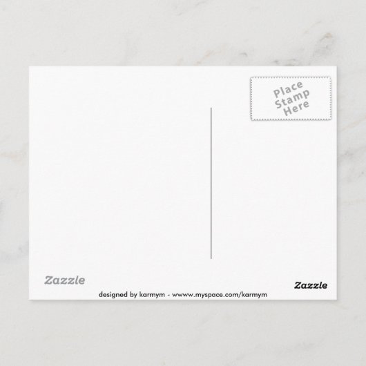 adho mukha svanasana 2009 as postcard postkarte (Rückseite)