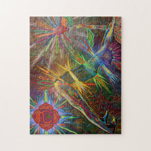 adho mukha svanasana digitally - 2012 as puzzles