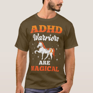 ADHS Awareness Achtung Defizit Krieger Überlebende T-Shirt