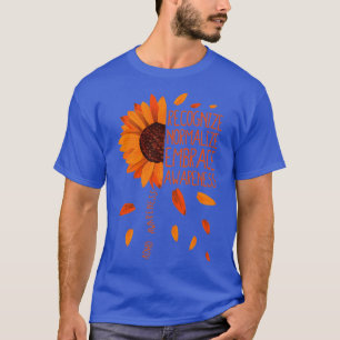 ADHS-Bewusstseinssonnenblume Umarme Neurodiversitä T-Shirt
