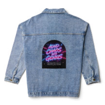 ADHS Chaos in Genie Neon-Motivationszitat