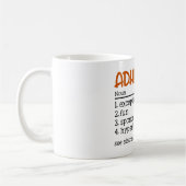 ADHS Definition Neuroversitätsbewusstsein Kaffeetasse (Links)