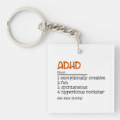 ADHS Definition Neuroversitätsbewusstsein Schlüsselanhänger (Vorderseite)