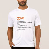 ADHS Definition Neuroversitätsbewusstsein T-Shirt (Vorderseite)