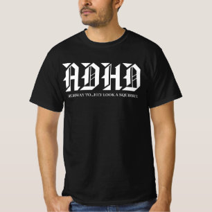 ADHS Highway to Hell Lustiger Eichhörnchen-Ablenku T-Shirt