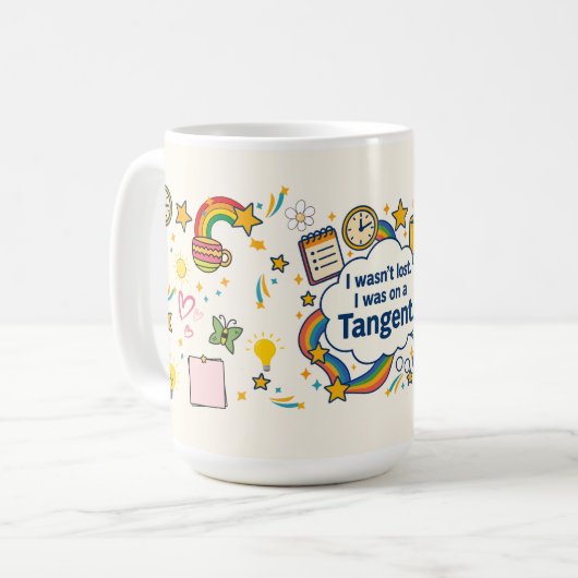 ADHS Ich habe nicht verloren. Ich war auf einem Tr Kaffeetasse (Vorderseite Links)