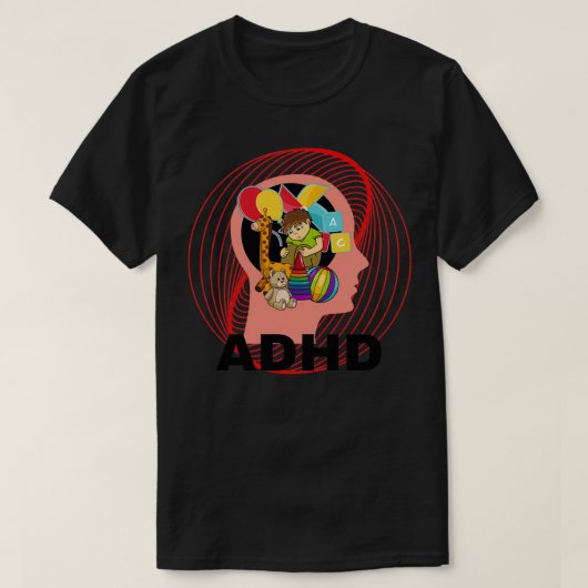 ADHS IST EIN ERFOLGREICHES KINDERBEWUSSTSEIN ADHS T-Shirt (Design vorne)