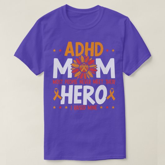 ADHS-Mama ADHD-Bewusstsein Embrase Neurovielfalt P T-Shirt (Design vorne)