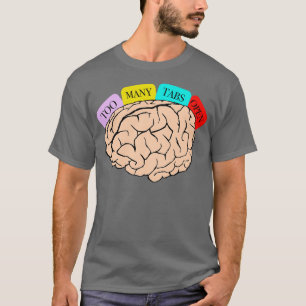 ADHS Mein Gehirn hat zu viele Tabs Open Atem Def T-Shirt