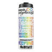 ADHS Mental Health Awareness Thermal Tumbler Thermosbecher (Vorderseite)