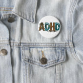 ADHS Natur Elemente Typografie Design Button (Beispiel)