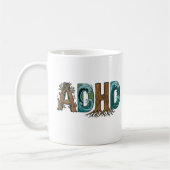 ADHS Natur Elemente Typografie Design Kaffeetasse (Links)