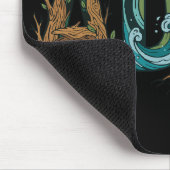 ADHS Natur Elemente Typografie Design Mousepad (Ecke)