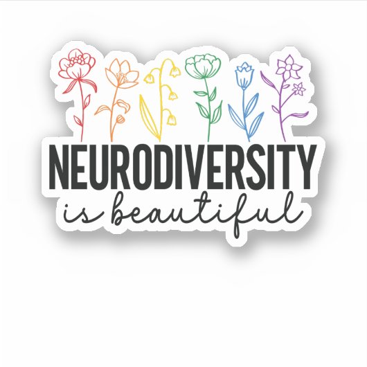 ADHS, Pflanze-Liebhaber, Autismus aba, psychische  Aufkleber (Vorderseite)