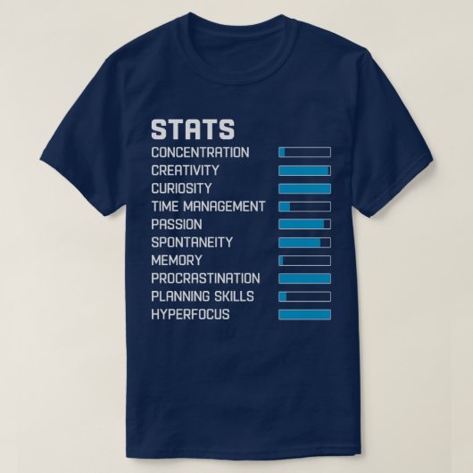 ADHS-Status T-Shirt (Design vorne)