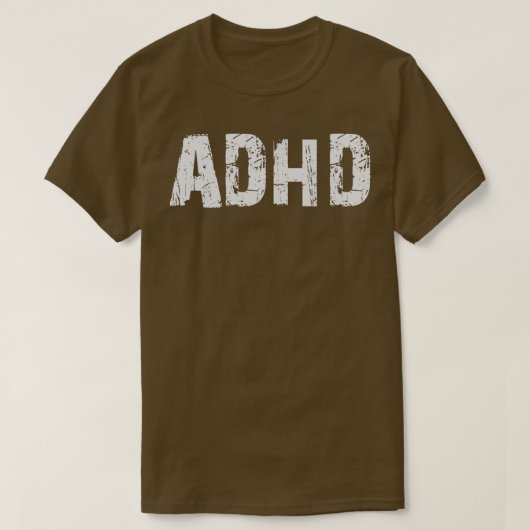 ADHS-Störungsbild T-Shirt (Design vorne)