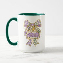 ADHS Süße Boho-Schleife Gehirn Blitz Tasse