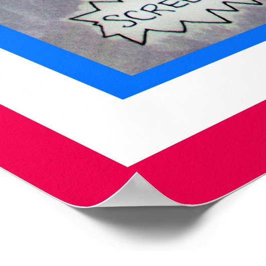 ADHS Symptome Poster: "Ablenkt" Poster (Ecke)