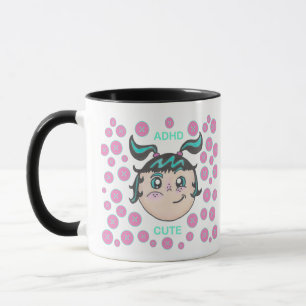 ADHS-Tasse mit "ADHS Süß"-Design Tasse