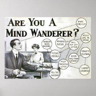 ADHS-Werbeplakat Vintage-Anzeige Poster