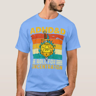 ADHS Würfeln für Konzentration RPGabletop Spiele L T-Shirt