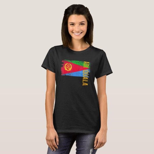 Adi Quala Eritrea für eritreische Männer Frauen un T-Shirt (Vorne ganz)