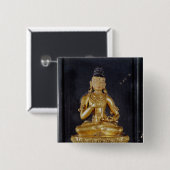Adibuddha Vajrasattva gesetzt in der Meditation Button (Vorne & Hinten)