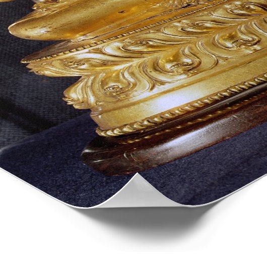 Adibuddha Vajrasattva sitzt in der Meditation Poster (Ecke)