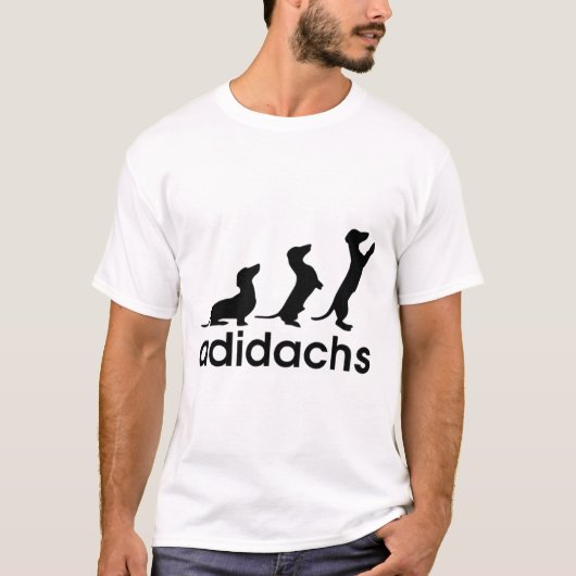Adidachs Dackel Hund Lover Perfektes Geschenk T-Shirt (Vorderseite)