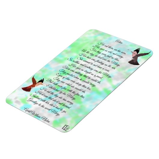 Adieu Poem Magnet (Linke Seite)