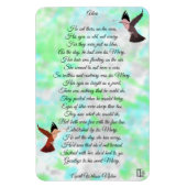 Adieu Poem Magnet (Vertikal)
