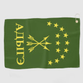 Adiga Flag Design for Circassian Cherkess - Adiga Golfhandtuch (Horizontal)