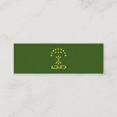 Adiga Flag Design for Circassian Cherkess - Adiga Telefonnummerkarte (Vorderseite)