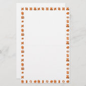 Adinkra African Symbols Briefpapier (Vorne/Hinten)