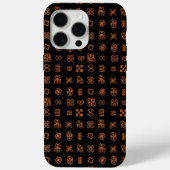 Adinkra African Symbols Ethnic Design Case-Mate iPhone Hülle (Rückseite)