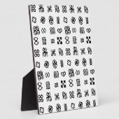 Adinkra African Symbols Fotoplatte (Seite)