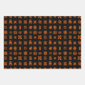 Adinkra African Symbols Geschenkpapier Set (Vorderseite)