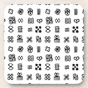 Adinkra African Symbols Getränkeuntersetzer