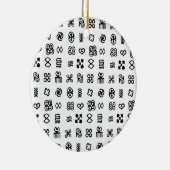 Adinkra African Symbols Keramik Ornament (Rechts)