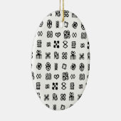 Adinkra African Symbols Keramikornament (Rechts)