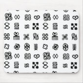 Adinkra African Symbols Mousepad (Vorne)