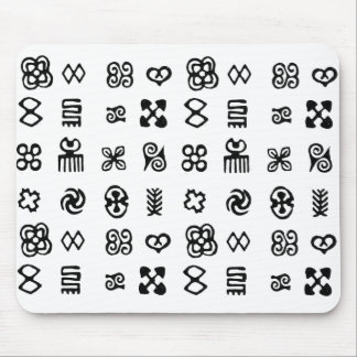 Adinkra African Symbols Mousepad