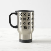 Adinkra African Symbols Reisebecher (Links)