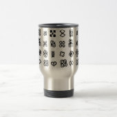 Adinkra African Symbols Reisebecher (Mittel)