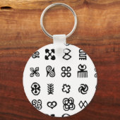 Adinkra African Symbols Schlüsselanhänger (Vorderseite)