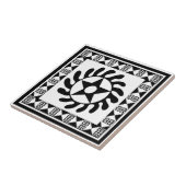 adinkra Blume mit Rand 12.png Fliese (Seite)