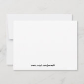 Adinkra gye nyame (außer für Gott) Bienenwachs-uAw RSVP Karte (Rückseite)