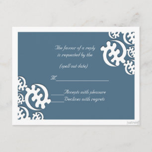 Adinkra gye nyame (außer Gott) agate blue uAwg RSVP Karte