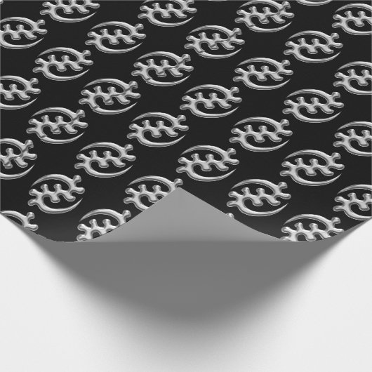 Adinkra Musterpapier Geschenkpapier (Ecke)