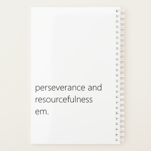 Adinkra Notebook 3 Planer (Rückseite)